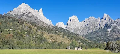 Panorama della val canali